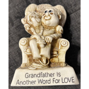 VINTAGE 1979 RUSS BERRIE & CO INC #711 GRANDFATHER IS ANOTHER WORD FOR LOVE